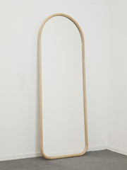 Amélie Natural – Solid Wood Arch Mirror 70.9" x 27.6"