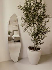 Asymmetrical Full-Length Wall Mirror – 55.1" x 13.8"