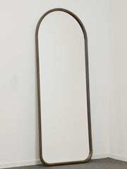 Amélie Walnut – Solid Wood Arch Mirror 70.9" x 27.6"