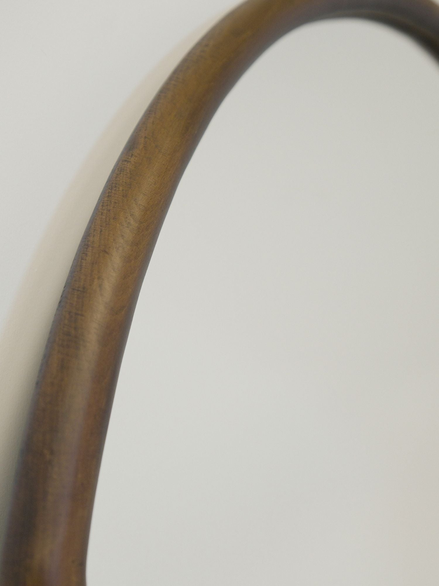 Amélie Walnut – Solid Wood Arch Mirror 70.9" x 27.6"