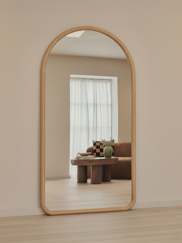 Amélie Natural XL – Solid Wood Arch Mirror 70.9